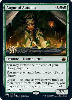 Augur of Autumn card from Prerelease Cards