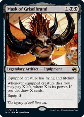 Mask of Griselbrand card from Promo Pack: Innistrad: Midnight Hunt