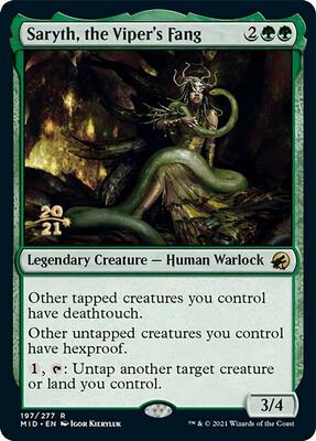 Saryth, the Viper's Fang card from Prerelease Cards