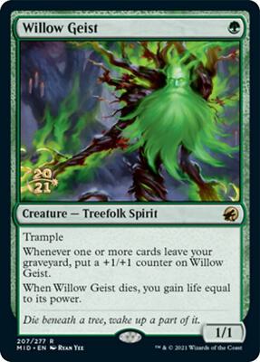 Willow Geist card from Prerelease Cards
