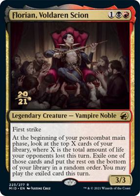 Florian, Voldaren Scion card from Prerelease Cards