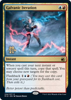 Galvanic Iteration card from Prerelease Cards