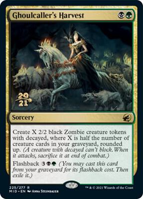 Ghoulcaller's Harvest card from Prerelease Cards