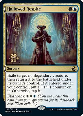 Hallowed Respite card from Prerelease Cards