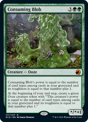Consuming Blob card from Promo Pack: Innistrad: Midnight Hunt