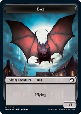 Bat Token card from Innistrad: Midnight Hunt