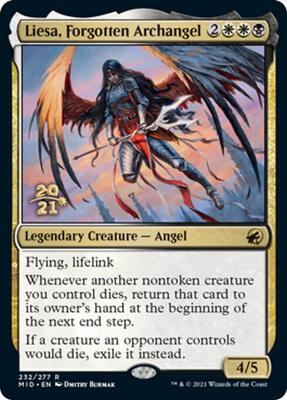 Liesa, Forgotten Archangel card from Prerelease Cards