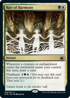 Rite of Harmony card from Prerelease Cards