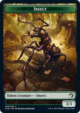 Insect Token card from Innistrad: Midnight Hunt