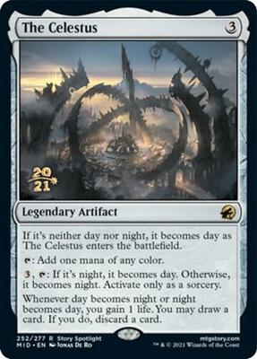 The Celestus card from Prerelease Cards