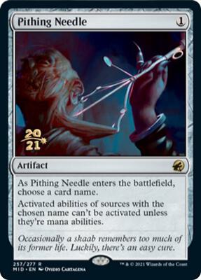 Pithing Needle card from Prerelease Cards