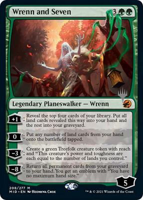 Wrenn and Seven card from Promo Pack: Innistrad: Midnight Hunt