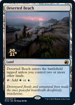 Deserted Beach card from Prerelease Cards