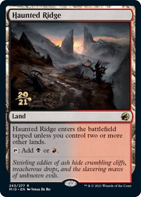 Haunted Ridge card from Prerelease Cards