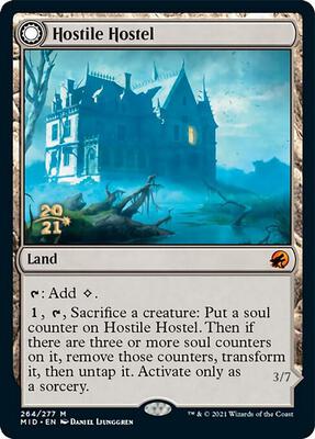 Hostile Hostel card from Prerelease Cards