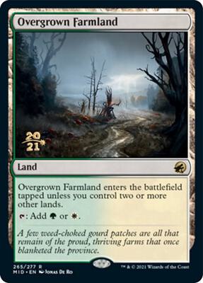 Overgrown Farmland card from Prerelease Cards