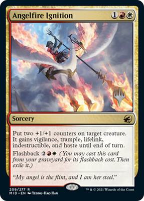 Angelfire Ignition card from Promo Pack: Innistrad: Midnight Hunt