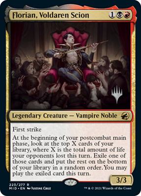Florian, Voldaren Scion card from Promo Pack: Innistrad: Midnight Hunt