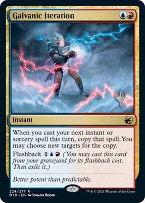 Galvanic Iteration card from Promo Pack: Innistrad: Midnight Hunt