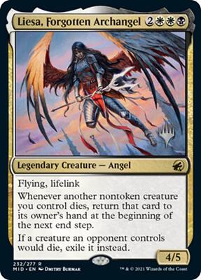 Liesa, Forgotten Archangel card from Promo Pack: Innistrad: Midnight Hunt
