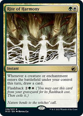 Rite of Harmony card from Promo Pack: Innistrad: Midnight Hunt