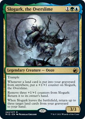 Slogurk, the Overslime card from Promo Pack: Innistrad: Midnight Hunt