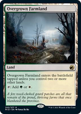 Overgrown Farmland card from Promo Pack: Innistrad: Midnight Hunt