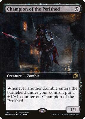Champion of the Perished card from Buy-A-Box Promos