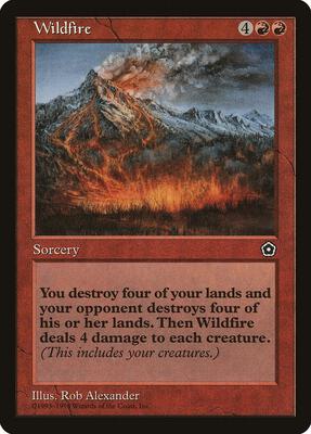 Wildfire card from Portal Second Age