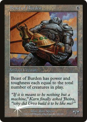 Beast of Burden (No Date) card from Prerelease Cards