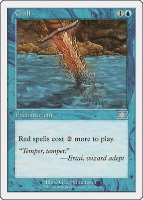 Chill card from Classic Sixth Edition