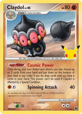 Claydol card from Celebrations: Classic Collection