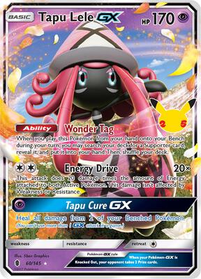 Tapu Lele GX card from Celebrations: Classic Collection
