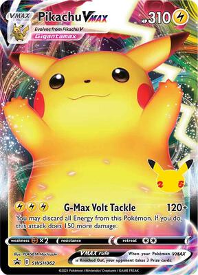 Pikachu VMAX - SWSH062 card from SWSH: Sword & Shield Promo Cards