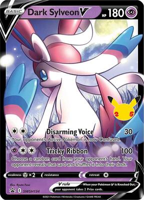 Dark Sylveon V - SWSH134 card from SWSH: Sword & Shield Promo Cards