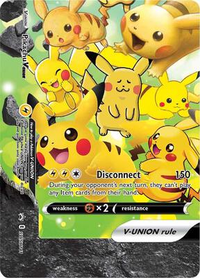 Pikachu V-Union - SWSH141 card from SWSH: Sword & Shield Promo Cards