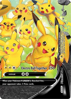 Pikachu V-Union - SWSH142 card from SWSH: Sword & Shield Promo Cards