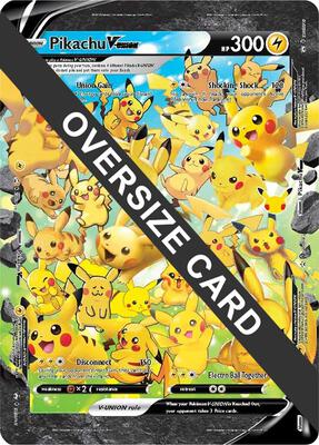 Pikachu V-UNION card from Jumbo Cards