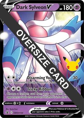 Dark Sylveon V - SWSH134 card from Jumbo Cards