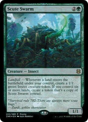 Scute Swarm card from Media Promos