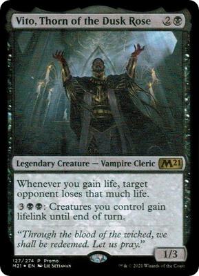 Vito, Thorn of the Dusk Rose card from Media Promos
