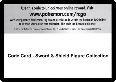Code Card - Sword & Shield Figure Collection card from SWSH02: Rebel Clash