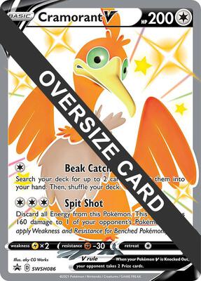 Cramorant V - SWSH086 card from Jumbo Cards
