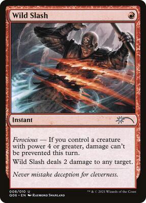Wild Slash card from Unique and Miscellaneous Promos