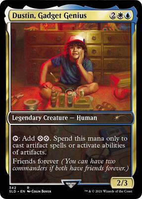 Dustin, Gadget Genius card from Secret Lair Drop Series