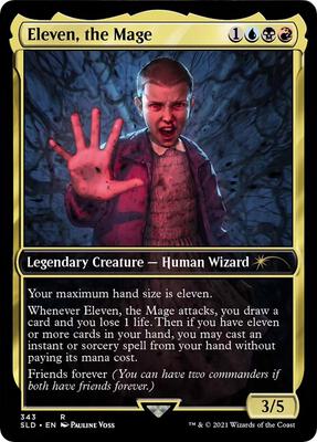 Eleven, the Mage card from Secret Lair Drop Series