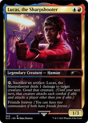 Lucas, the Sharpshooter card from Secret Lair Drop Series