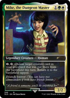 Mike, the Dungeon Master card from Secret Lair Drop Series