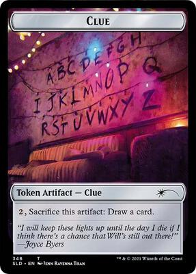 Clue Token card from Secret Lair Drop Series