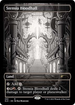 Stensia Bloodhall card from Secret Lair Drop Series
